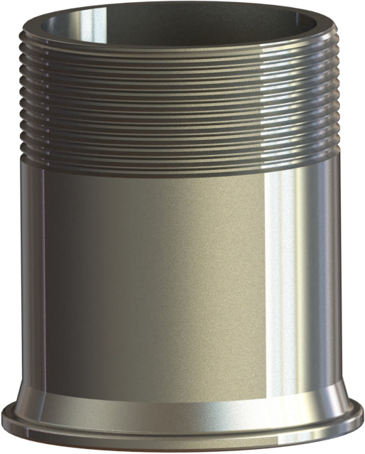 CJTS-4 by Campbell Fittings | CHEMJOINT™ Coupling | Male Threaded Stem | 1" Male NPT Thread x 1" Hose Size | Straight | 316 Stainless Steel