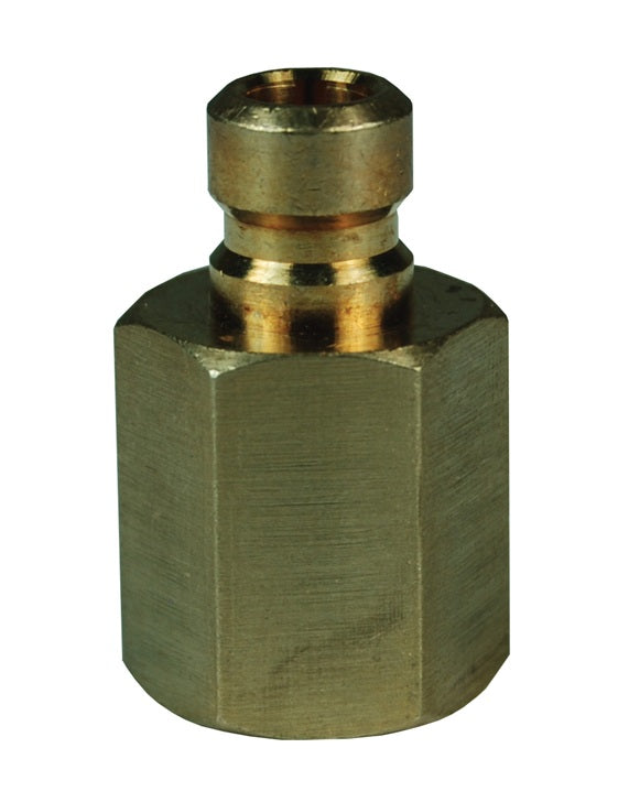 CM4F4-B by Dixon Valve | Hydraulic Quick Disconnect Coupling | CM-Series | 1/2" Female NPTF x 1/2" Industrial Mold Interchange | Plug | Brass