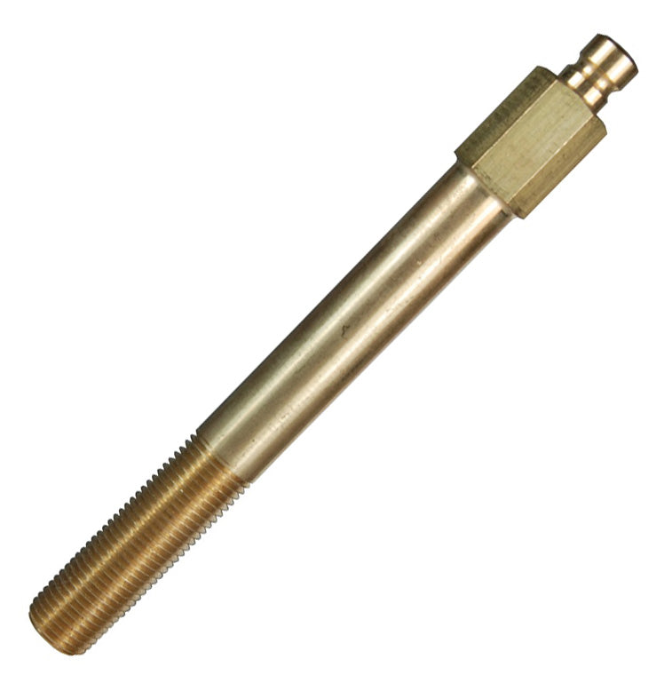 CM2M2-B-L4 by Dixon Valve | Hydraulic Quick Disconnect Coupling | CM-Series | 1/4" Male NPTF x 1/4" Industrial Mold Interchange Extension | 4" Length | Plug | Brass