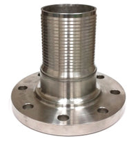 CNFL-300CR-SS316 by Midland | Crimplok King Combination Nipple | 3" 150# Fixed Flange x 3" Hose Barb | 316 Stainless Steel