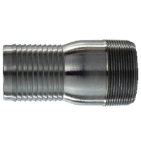 CNT-800CS-S by Midland | Crimplok King Combination Nipple (Heavy Duty) | 8" Male Pipe x 8" Hose Barb | Unplated Steel