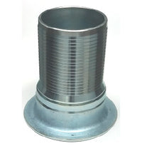 CNTB-300CR-SS316 by Midland | Crimplok King Combination Nipple | 3" Turnback x 3" Hose Barb | 316 Stainless Steel