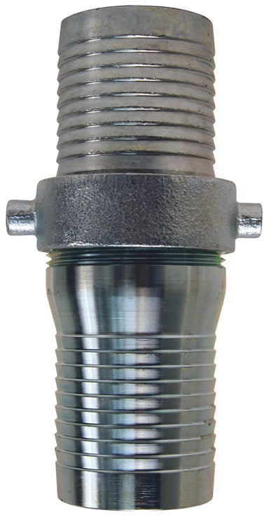 CSM200 by Dixon Valve | King Short Shank Suction Hose Coupling | Complete Coupling | 2" Male NPSM x 2" Female NPSM | Plated Steel Shank | Plated Iron Nut