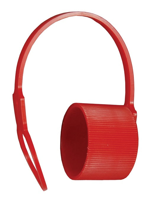 CVV8DC by Dixon Valve | Hydraulic Quick Disconnect Coupling | CVV-Series | European Interchange Dust Cap | Fits 1" Body Size | Red | Plastic