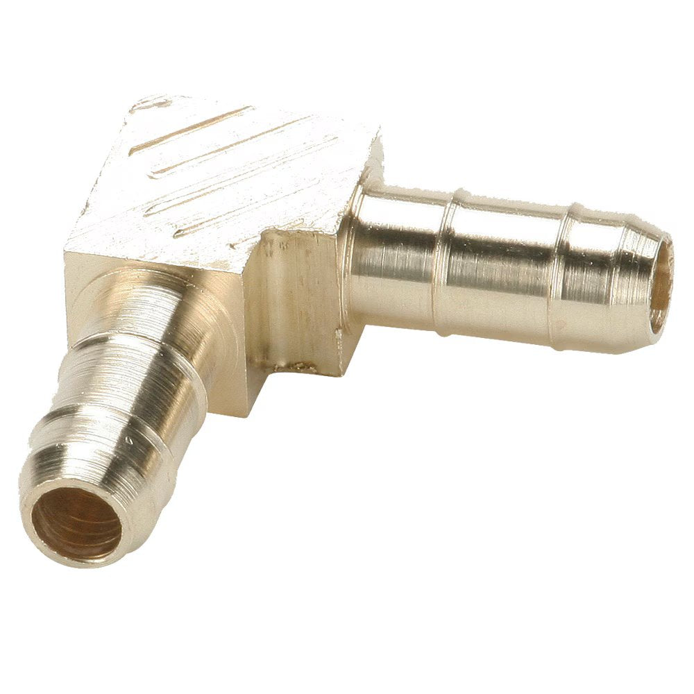 225-5/32 by Parker | Dubl-Barb® Fittings | 5/32" Tube OD x .096 Tube ID | 90° Elbow | Brass | Pack of 100