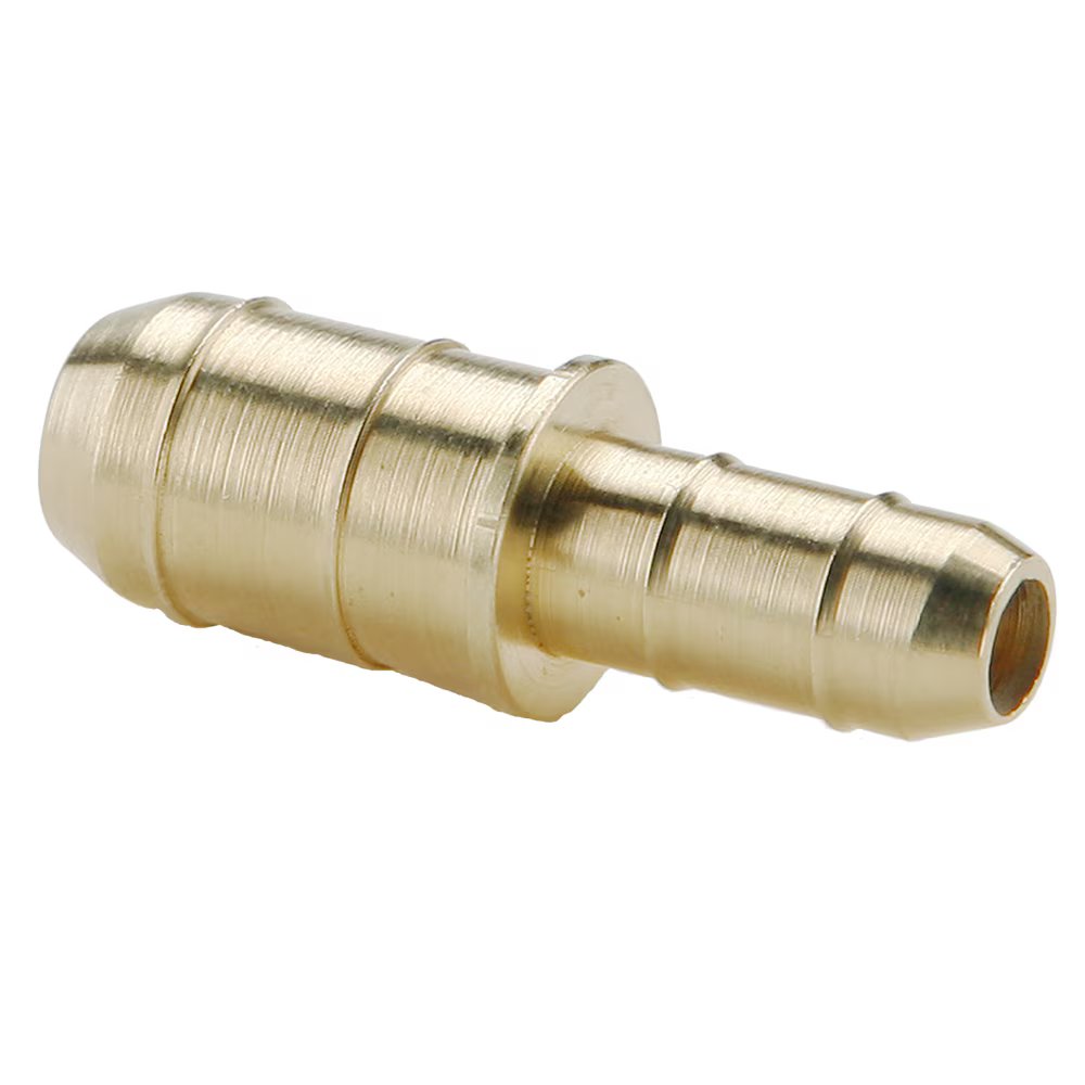 22-4-6 by Parker | Dubl-Barb® Fittings | 1/4" to 3/8" Tube OD x .170" to .250" Tube ID | .88" Length | Straight | Brass | Pack of 50