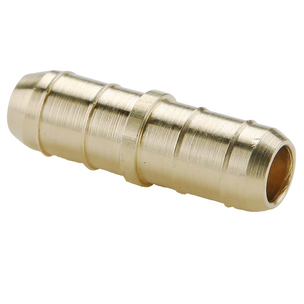 22-5/32 by Parker | Dubl-Barb® Fittings | 5/32" Tube OD x .096" Tube ID | .59" Length | Straight | Brass | Pack of 50