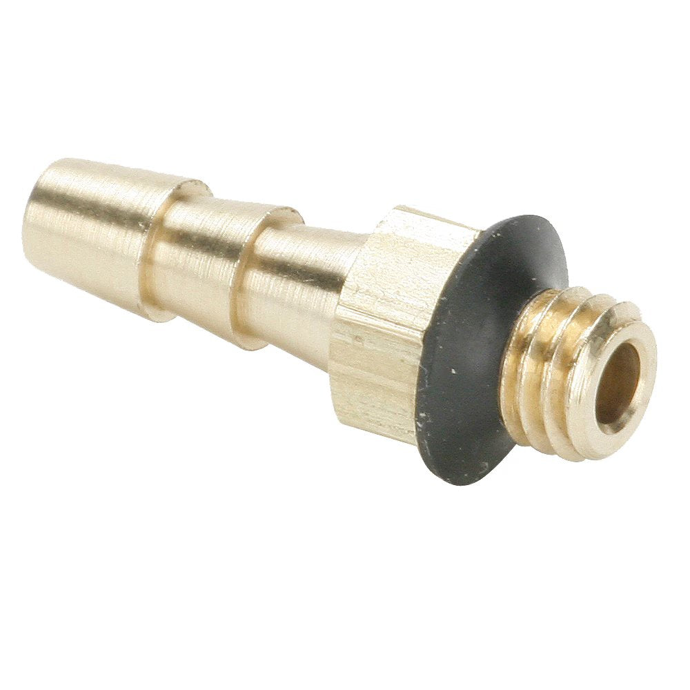 27-2 by Parker | Dubl-Barb® Fittings | 1/4" Tube OD x .125" Tube ID | 1/4" Hex | .74" Length | Straight | Brass | Pack of 100