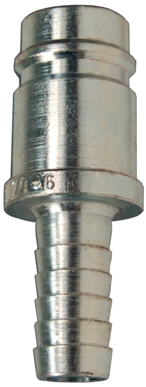 DCP7145 Air Chief by Dixon Valve | Pneumatic Industrial Interchange Plug | Hose Barb | 1/2" Hose ID x 3/4" Body Size | Steel