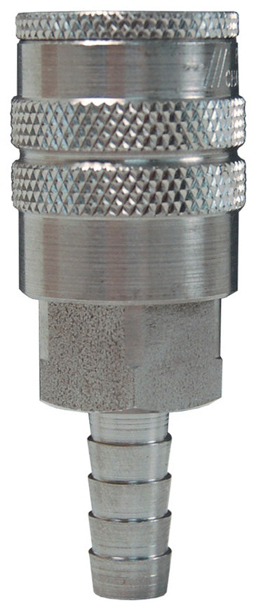 DC1046 Air Chief by Dixon Valve | Pneumatic Industrial Interchange Coupler/Socket | Semi-Automatic | Hose Barb | 3/4" Hose ID x 1/2" Body Size | Steel