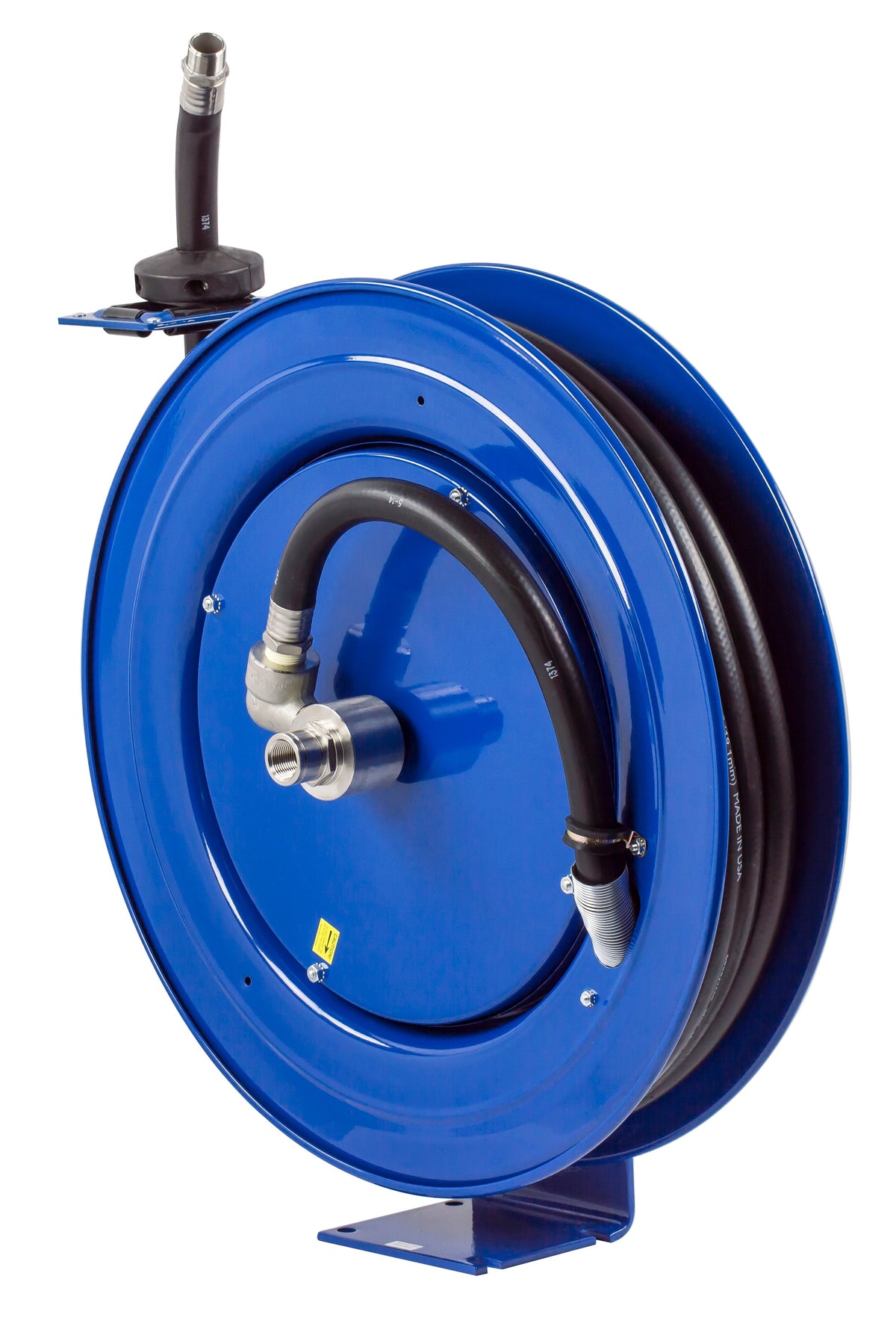 SH-N-525-DF-BBX by Coxreels | SH-DEF Series | 300 PSI Spring Driven Hose Reel for DEF | 3/4" Hose ID, 3/4" FNPT Inlet x 3/4" MNPT Hose End | Steel | 25ft EPDM Hose Included