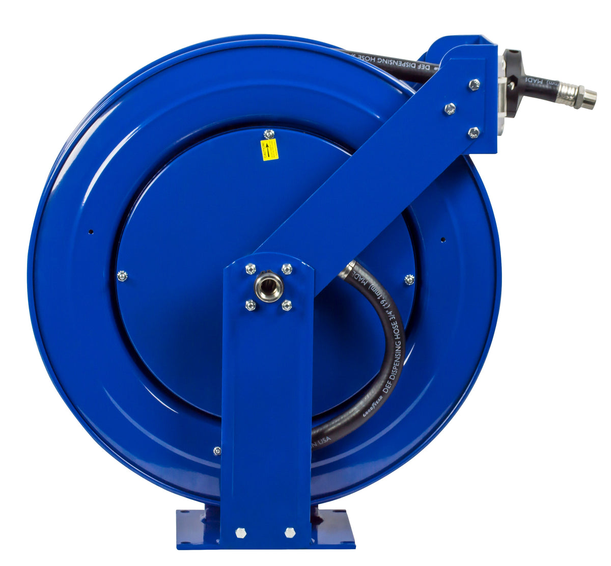 TSH-N-550-DF-BBX by Coxreels | T-DEF Series | 300 PSI Spring Driven Hose Reel for DEF | 3/4" Hose ID, 3/4" FNPT Inlet x 3/4" MNPT Hose End | Steel | 50ft EPDM Hose Included
