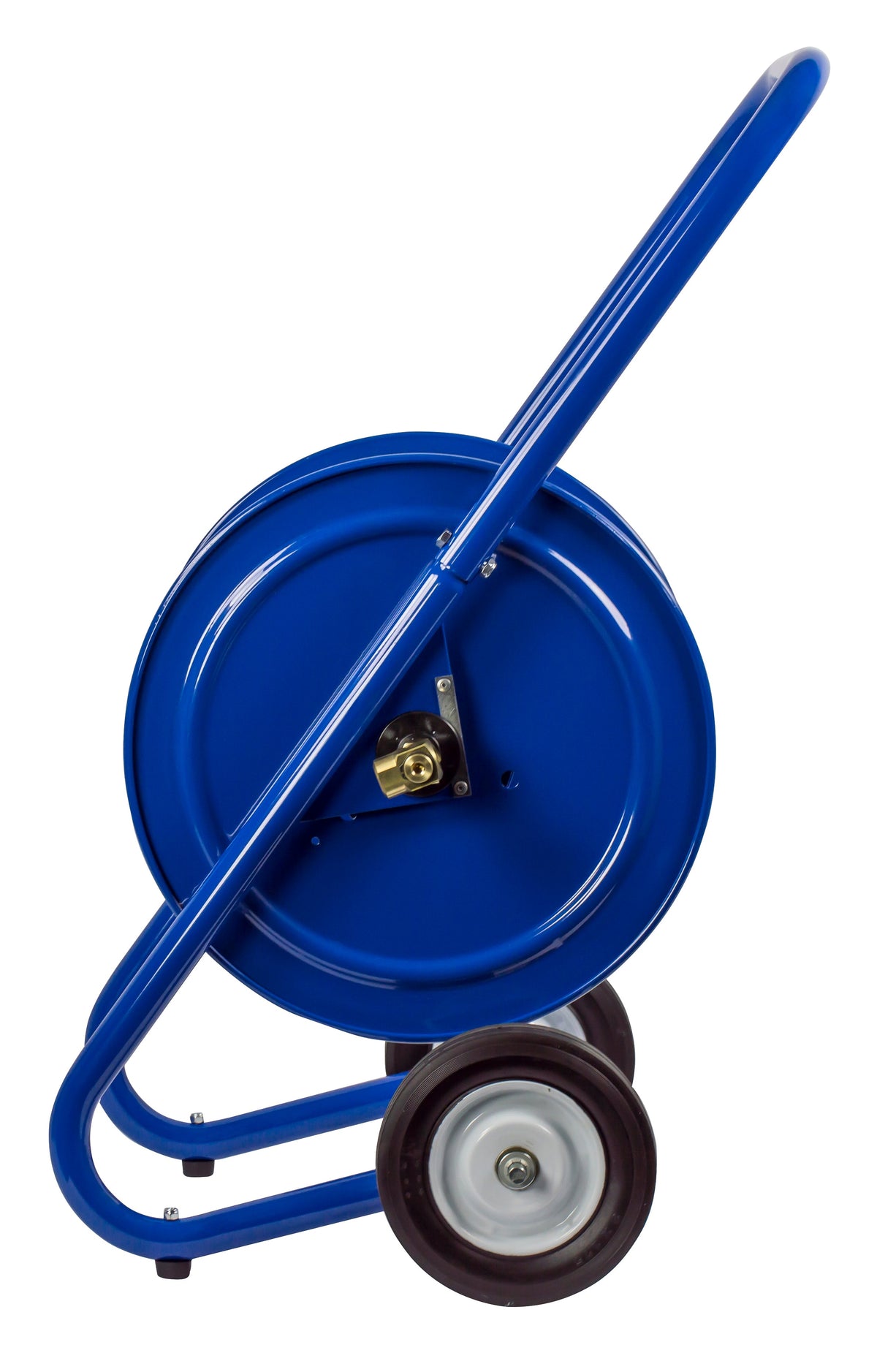 117-4-225-DM by Coxreels | DM Series | 4,000 PSI Dolly Hand Crank Hose Reel | 1/2" Hose ID, 1/2" FNPT Inlet | Steel | 225ft Capacity, Hose Not Included
