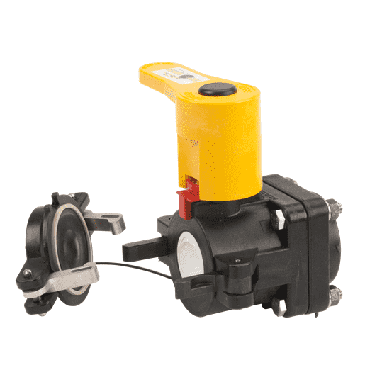DM200AE by Banjo | Dry-Mate® Dry Disconnects | 2" Male x FPT NPT with EPDM Seals | Opening Thru Ball: 1-1/2" | 100 PSI | Polypropylene