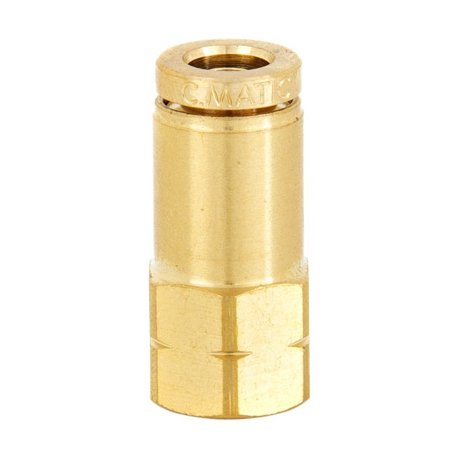 DOT-BRFC-0608 Kuri-Tec ENDURE™ by Kuriyama | DOT-BRFC Series | DOT Air Brake Push-to-Connect Fitting | 3/8" Tube OD x 1/2" Female NPTF | Brass