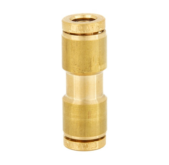 DOT-BRUN-0404 Kuri-Tec ENDURE™ by Kuriyama | DOT-BRUN Series | DOT Air Brake Push-to-Connect Fitting | Union | 1/4" Tube OD x 0.165" Tube ID | Brass