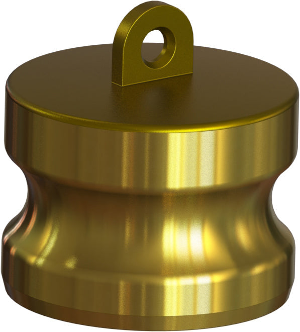 DP-BR-200 by Campbell Fittings | Standard Cobra Cam & Groove Coupling | Type DP | 2" Adapter End | Brass