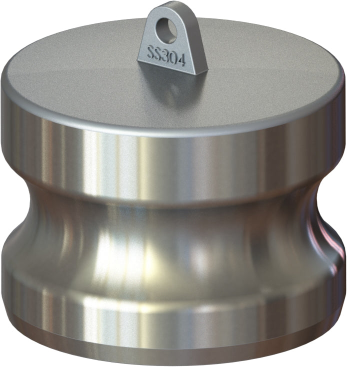 DP-SS-100 by Campbell Fittings | Standard Cobra Cam & Groove Coupling | Type DP | 1" Adapter End | 304 Stainless Steel