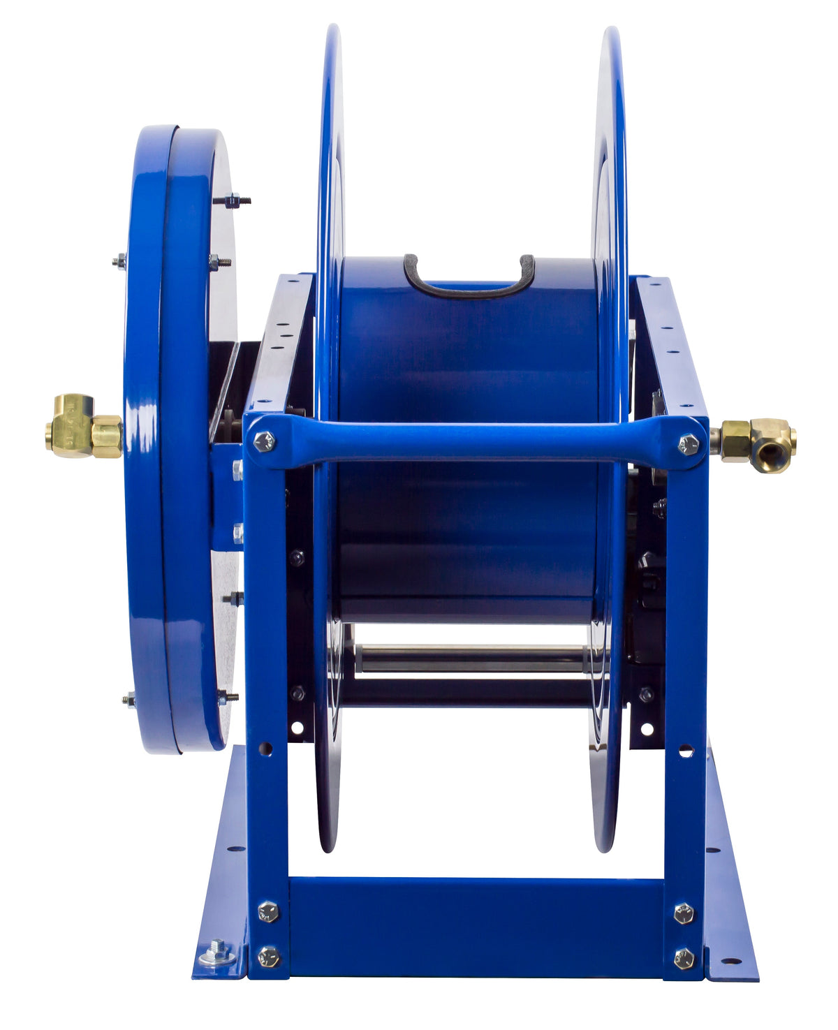 DLPL-550 by Coxreels | DP Series | 300 PSI Dual Hose Spring Driven Hose Reel | 3/4" Hose ID, 3/4" FNPT Inlet | Steel | 50ft Capacity, Hose Not Included