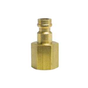 DR21-1PF Breco by Foster | DR Series | 1/8" Plug x 1/8" Female NPT Thread | Straight | Brass