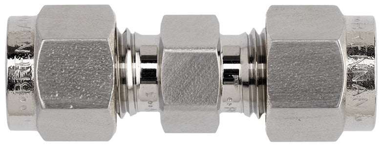 2-DU by Dixon Valve | Instrumentation Fitting | Union | 1/8" Tube OD x 1/8" Tube OD | 316 Stainless Steel