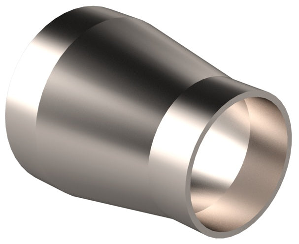 DVF-C300200R1U Dixon Valve Vacuum Weld Fitting - Concentric Reducer with Tangent for D-TORR Vacuum Fitting - 3" x 2" OD - 316L Stainless Steel