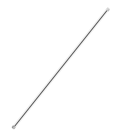 DX4324 Drexel Pressure by Midland | Spray Gun Extension Wand | No Grip | 24" Length | 1/4" x 1/4" Male NPT | Chromed Steel