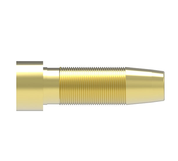 1241-10B Aeroquip by Danfoss | Reusable Engine Fitting Nipple | -10 Male SAE 45° x -10 Reusable Hose End | Brass