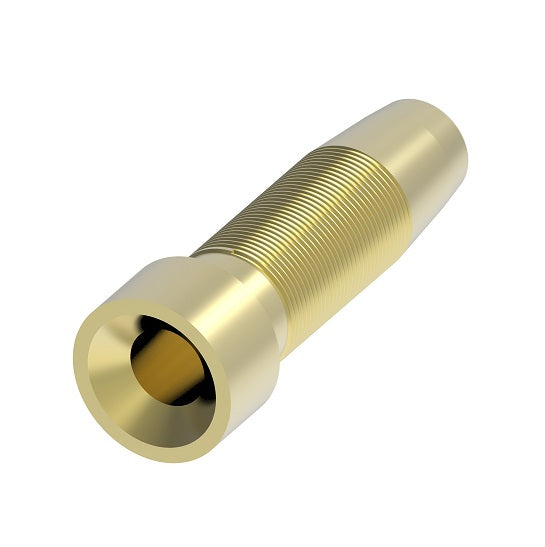 1241-10B Aeroquip by Danfoss | Reusable Engine Fitting Nipple | -10 Male SAE 45° x -10 Reusable Hose End | Brass