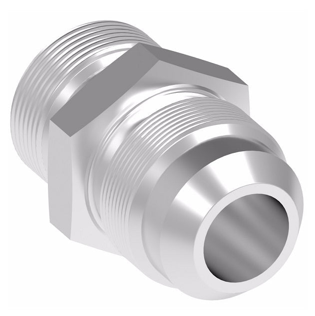 15.147-16-12 Aeroquip by Danfoss | Metric 24° (DIN 3901/3902 s.Rh)/37° Flare Straight Adapter | M24 Male Metric x -12 Male 37° JIC Flare | Steel