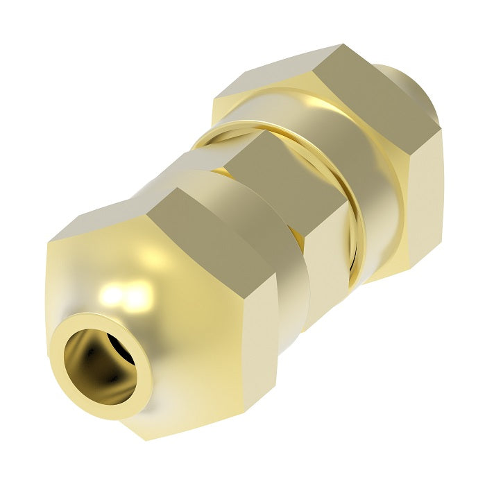 162X2 by Danfoss | Compression Fitting | Union | Long Nut | 1/8" Tube OD | Brass