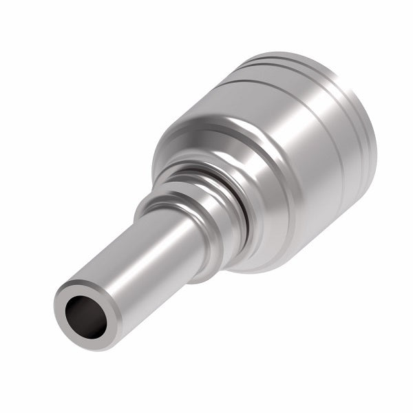 1A16LM8 Aeroquip by Danfoss | Metric Standpipe Tube (LM) TTC Crimp Fitting | -16 Tube OD x -08 Hose Barb | Steel