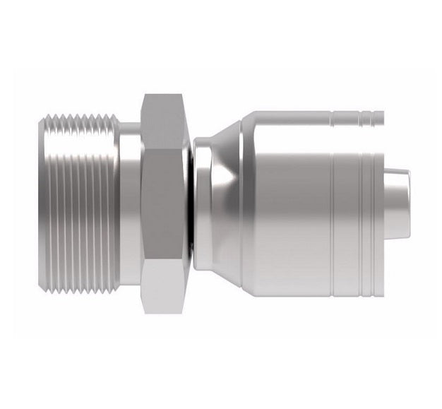 1A16MR12 Aeroquip by Danfoss | Male ORS (MR) Crimp Fitting | -16 Male O-Ring Face Seal x -12 Hose Barb | Steel