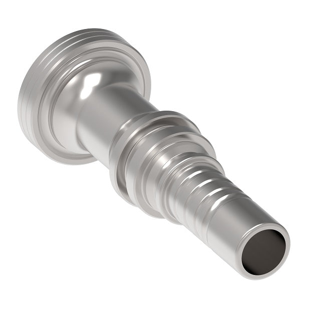 1W16FH16 Aeroquip by Danfoss | SAE Code 62 Flange Nipple for Four Spiral Hose | -16 SAE Code 62 Flange x -16 Hose Barb | Steel