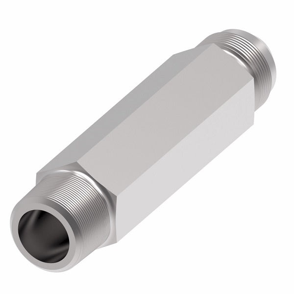 202114-2-4S Aeroquip by Danfoss | External Pipe/37° JIC Flare Long Adapter | -02 Male NPTF x -04 Male JIC | Steel