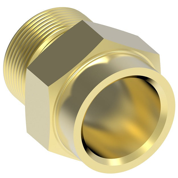 202208-18-16B Aeroquip by Danfoss | Braze Adapter | -18 Male 5400 Series Thread x -16 Braze | Brass