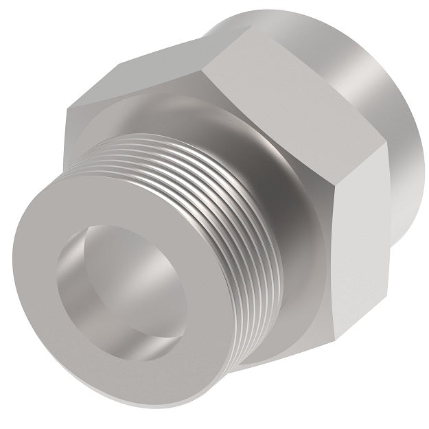 202208-10-8S Aeroquip by Danfoss | Braze Adapter | -10 Male 5400 Series Thread x -08 Braze | Brass