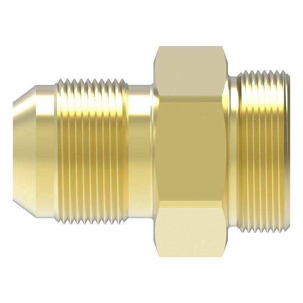 202220-4-4B Aeroquip by Danfoss | Straight Adapter | -04 Male JIC x -04 Male 5400 Series Thread | Brass