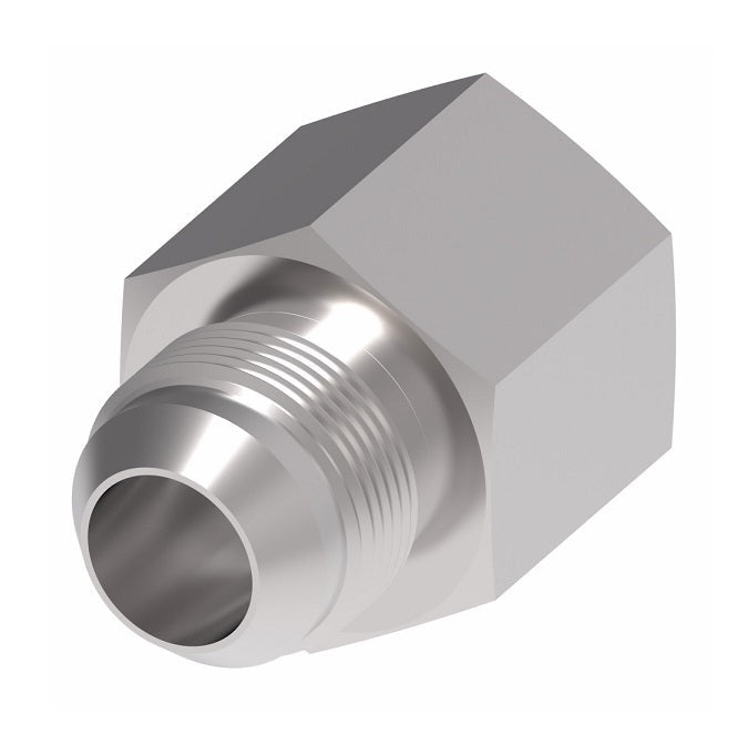 2022-2-5S Aeroquip by Danfoss | Internal Pipe/37° JIC Flare Adapter | -02 Female NPTF x -05 Male SAE 37° Flare | Steel