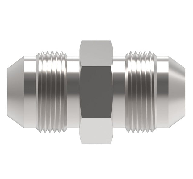 2027-6-6S Aeroquip by Danfoss | Male 37° JIC Flare Union Adapter | -06 Male 37° JIC Flare x -06 Male 37° JIC Flare | Steel