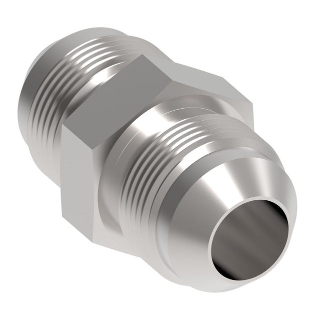 2027-6-6S Aeroquip by Danfoss | Male 37° JIC Flare Union Adapter | -06 Male 37° JIC Flare x -06 Male 37° JIC Flare | Steel