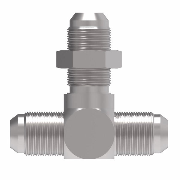 203002-12-12S Aeroquip by Danfoss | 37° JIC Flare Bulkhead Branch/37° JIC Flare Tee Adapter | -12 Male 37° JIC Flare x -12 Male 37° JIC Flare x -12 Male 37° JIC Flare Bulkhead | Steel