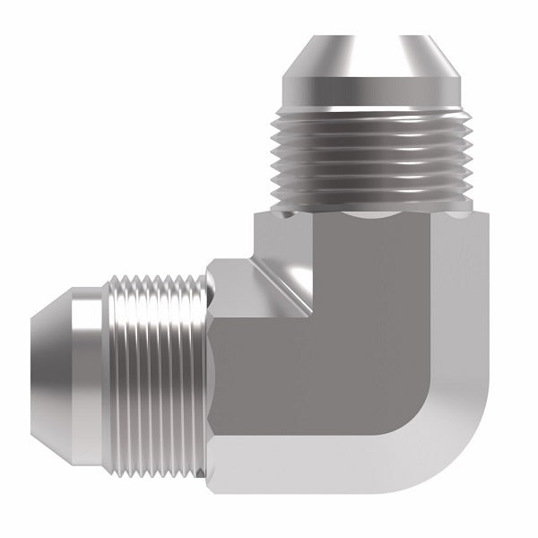 2039-20-20S Aeroquip by Danfoss | Male 37° JIC Flare/ Male 37° JIC Flare 90° Elbow Adapter | -20 Male 37° JIC Flare x -20 Male 37° JIC Flare | Steel