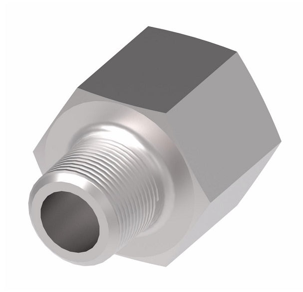 2040-2-8S Aeroquip by Danfoss | External Pipe/Internal Pipe Adapter | -02 Male NPTF x -08 Female NPTF | Steel
