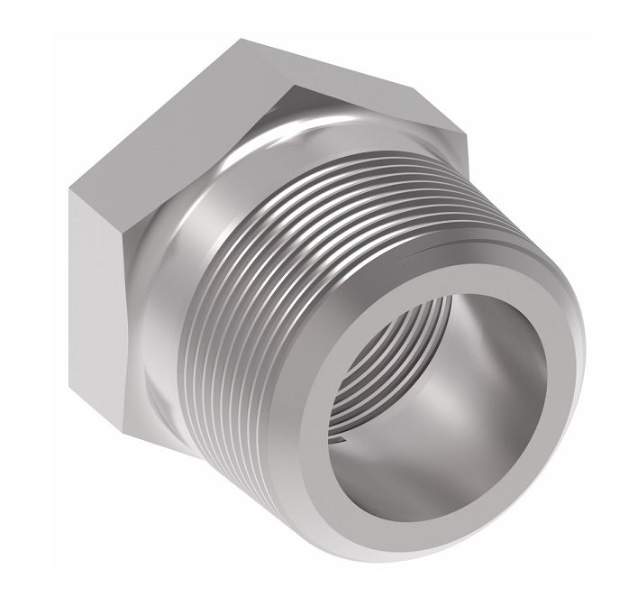 2081-20-8S Aeroquip by Danfoss | Reducer External Pipe/Internal Pipe Adapter | -20 Male NPTF x -08 Female NPTF | Steel