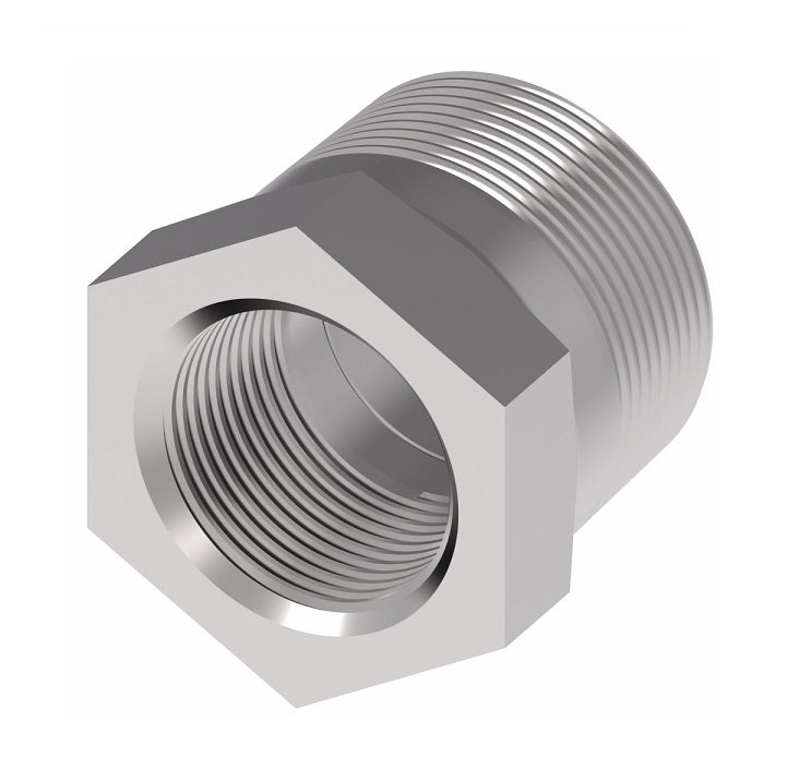 2081-20-8S Aeroquip by Danfoss | Reducer External Pipe/Internal Pipe Adapter | -20 Male NPTF x -08 Female NPTF | Steel