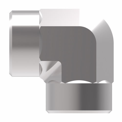 2087-12-12S Aeroquip by Danfoss | Internal Pipe/Internal Pipe 90° Elbow Adapter | -12 Female NPTF x -12 Female NPTF | Steel