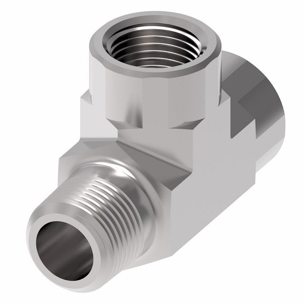 2092-16-16S Aeroquip by Danfoss | External Pipe Run/Internal Pipe Tee Adapter | -16 Male NPTF x -16 Female NPTF x -16 Female NPTF | Steel