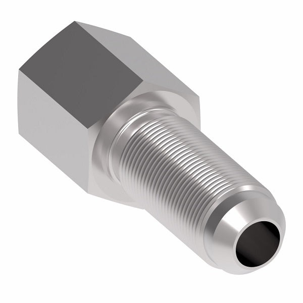 2239-1-16-16S Aeroquip by Danfoss | Internal Pipe/37° JIC Flare Bulkhead Adapter (without Nut) | -16 Female NPTF x -16 Male JIC | Steel