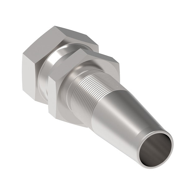 2411-10-12S Aeroquip by Danfoss | Reusable Engine Fitting Nipple | -10 Female JIC 37° x -12 Reusable Hose End | Carbon Steel